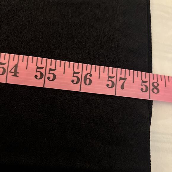 Vintage Misty Lane Womens Maxi Dress Size 14 Black Union Made USA Stretch Travel - Picture 10 of 10